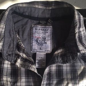 Mens plaid button down shirt
